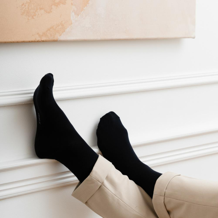 Skarpety męskie garniturowe gładkie Art. 056