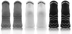 Sportowe oddychające skarpety 3 pary unisex 3/4 AMZ Sesto Senso – komfort w każdą pogodę