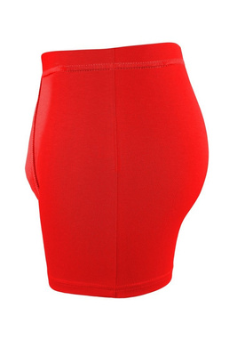 Czerwone bezuciskowe bokserki męskie 95% bawełna BM04 Sesto Senso – komfort i swoboda