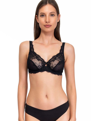 WONDERLACE 2442 Biustonosz Miękki, nero/czerń