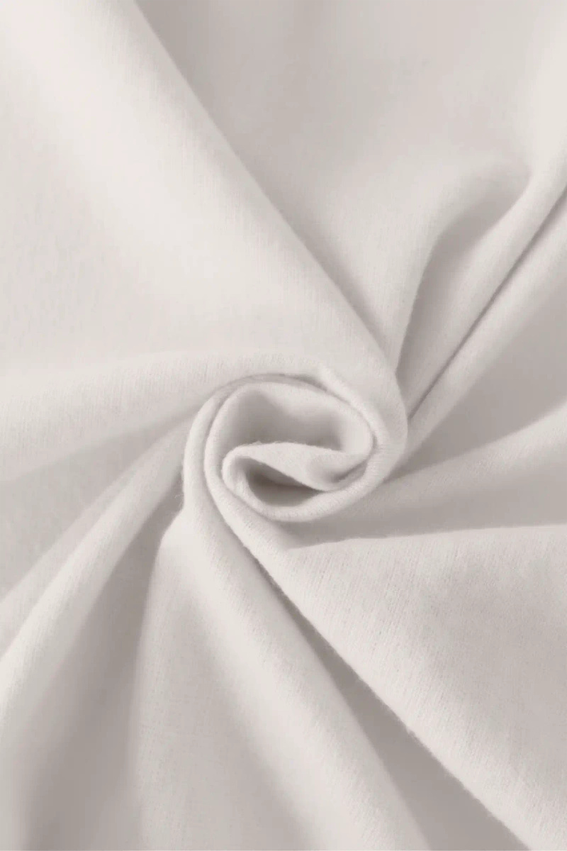 Prześcieradło Flanelowe Szare Bez Gumki