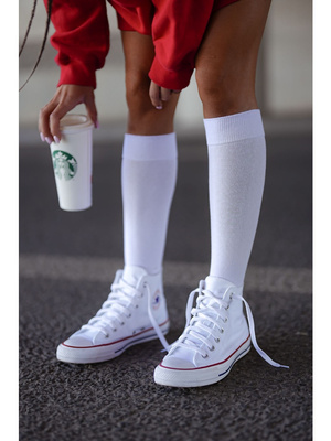 Podkolanówki damskie gładkie 248