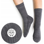 Wełniane skarpetki dziecięce 20-34 frotta Merino Wool Steven – komfort i ciepło