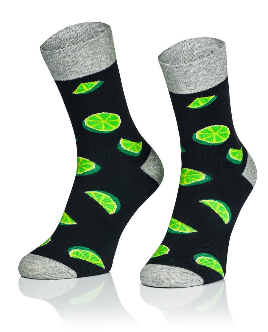 Kolorowe ZABAWNE bawełniane skarpety Art. 1917 Intenso