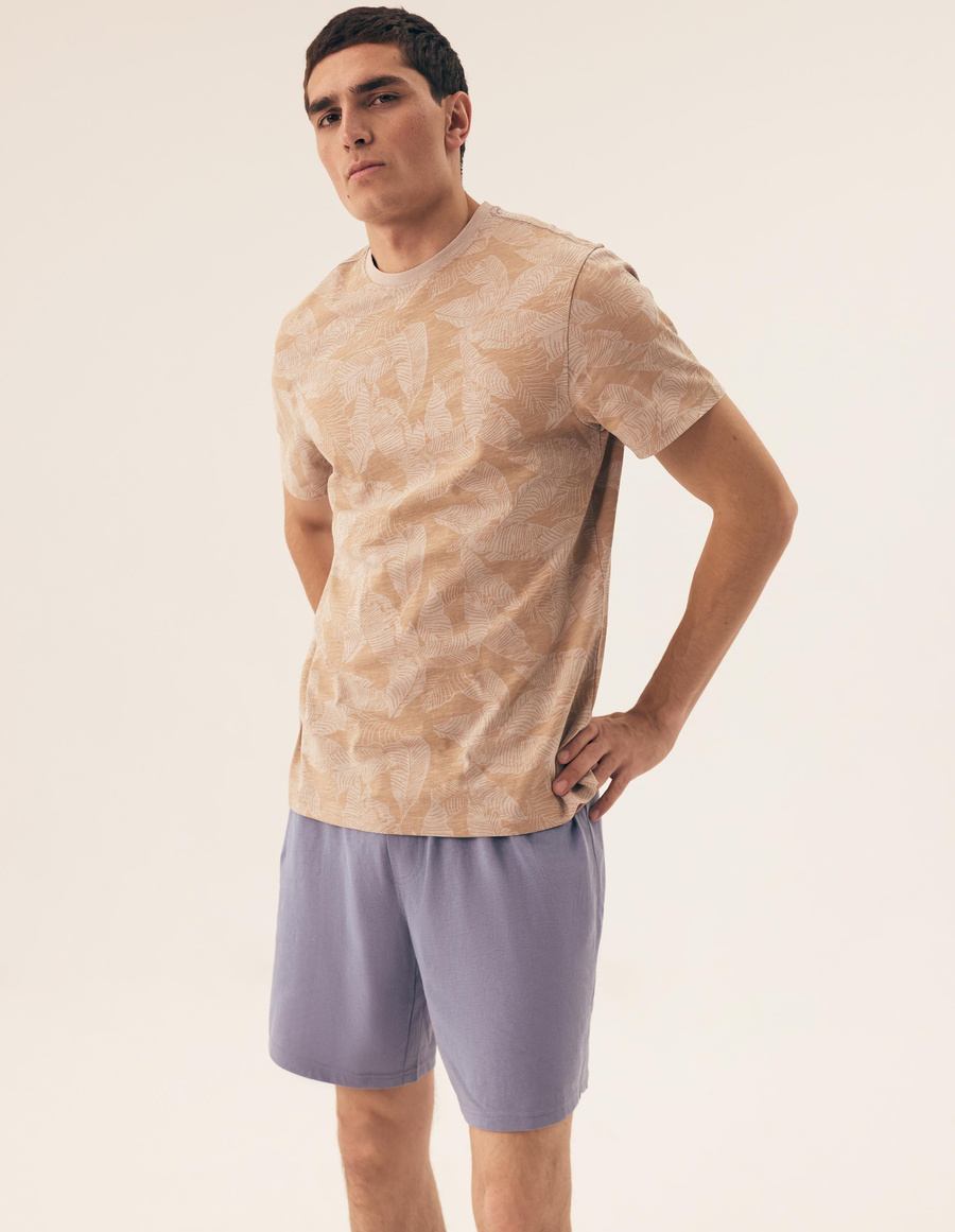 Męska piżama South 42599 light orange