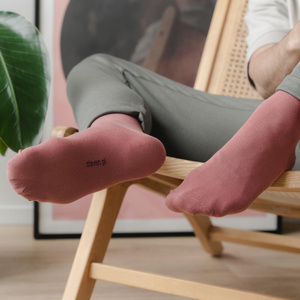 Skarpety Męskie garniturowe cienkie gładkie Art. 056