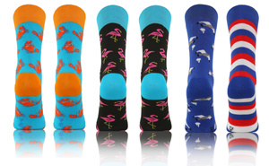 3X Kolorowe Skarpety NIE DO PARY