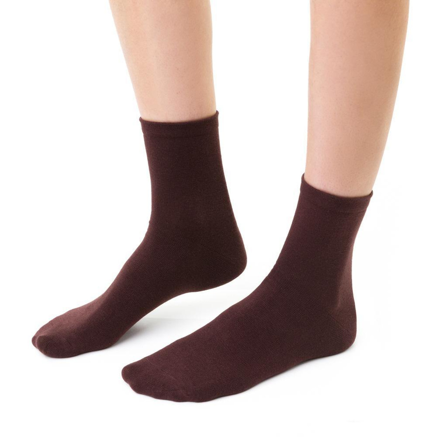 Skarpetki damskie Art. 037 brązowe Steven