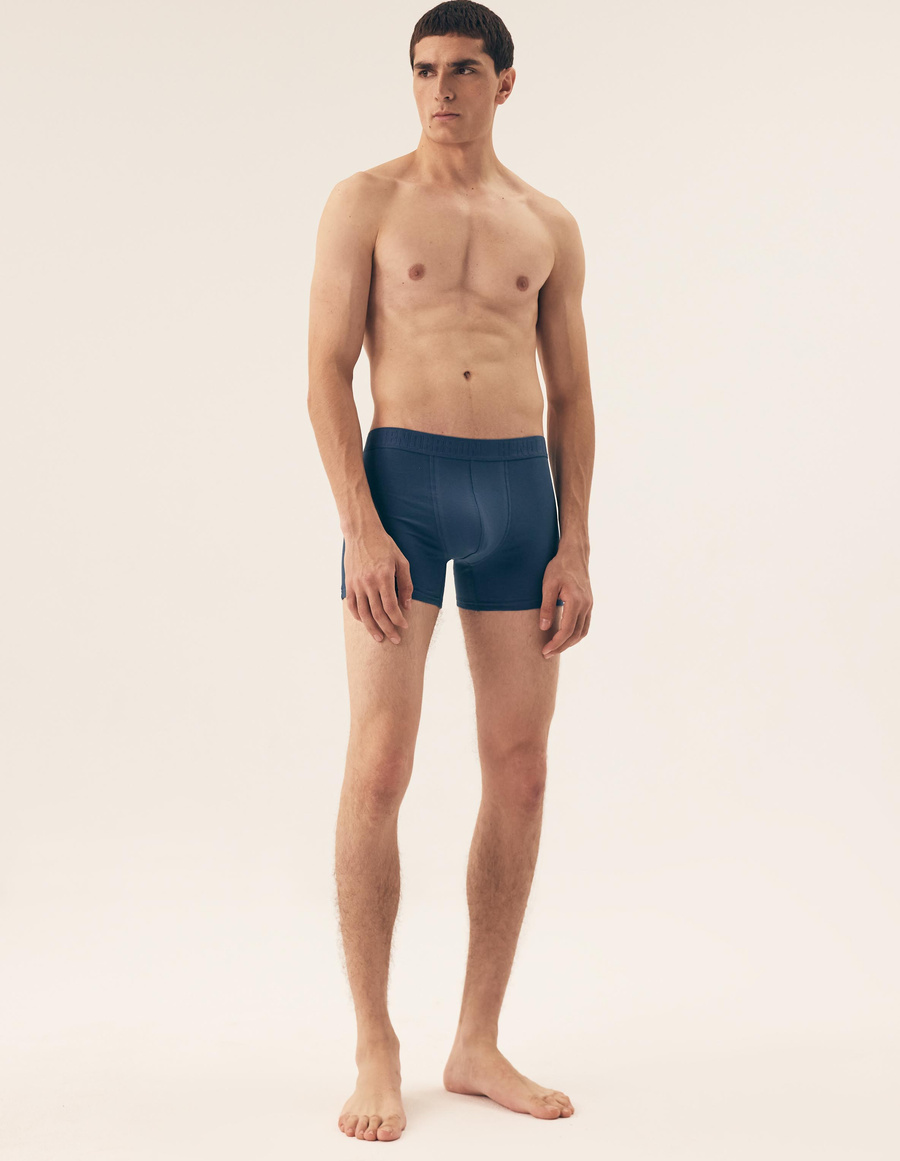 Bokserki z dłuższą nogawką Solid 5-pak