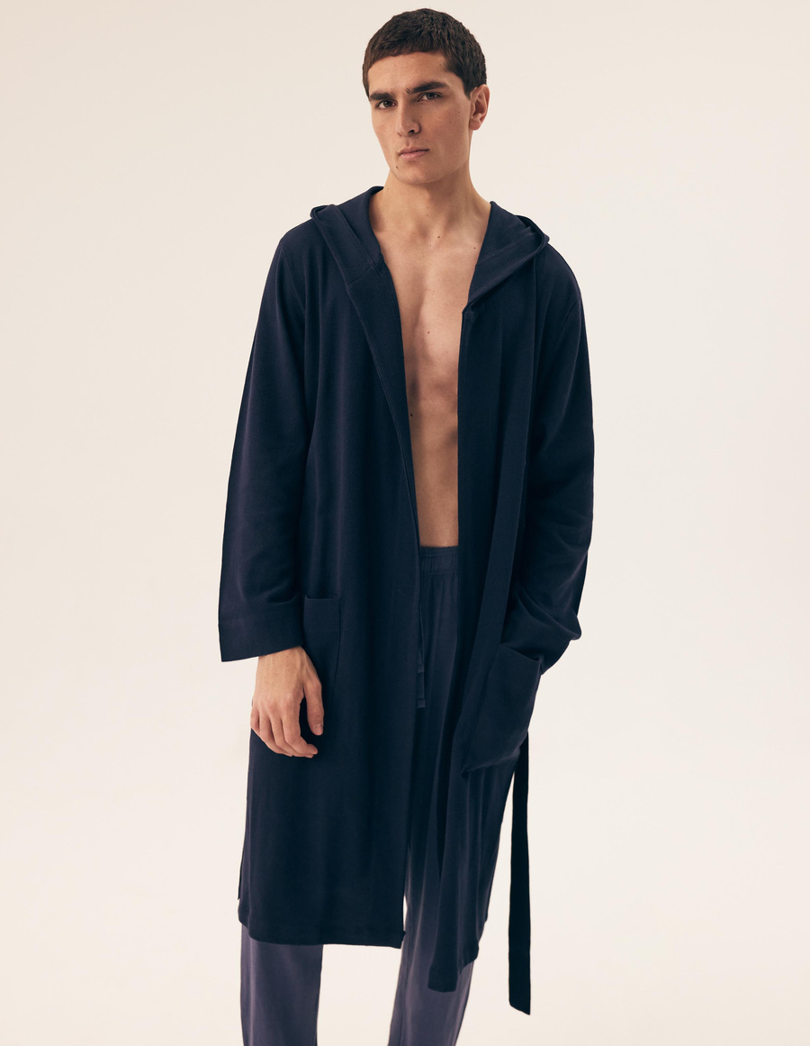 Szlafrok Męski 43044 Dark Blue