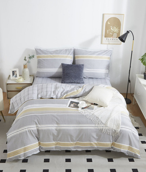 Szara pościel satynowa 100% bawełna model S024 Spod Igły i Nitki – komfort snu