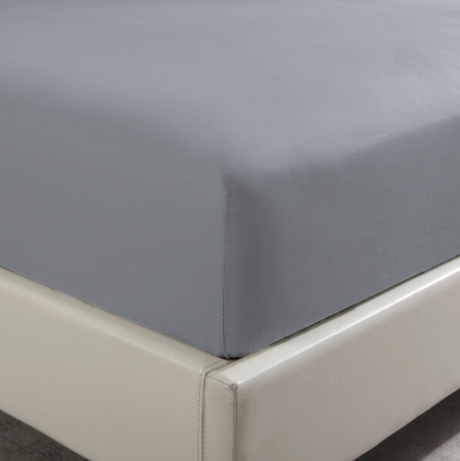 PRZEŚCIERADŁO SATYNA SZARY