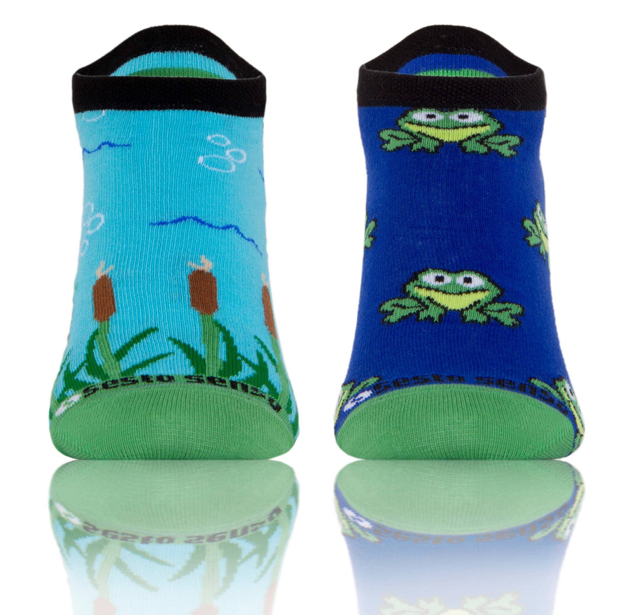 Żaba skarpety stopki unisex 90% bawełna Finest Cotton Sesto Senso – styl i wygoda