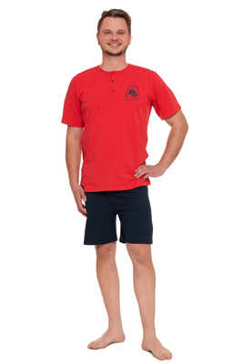 Piżama męska z krótkim rękawem