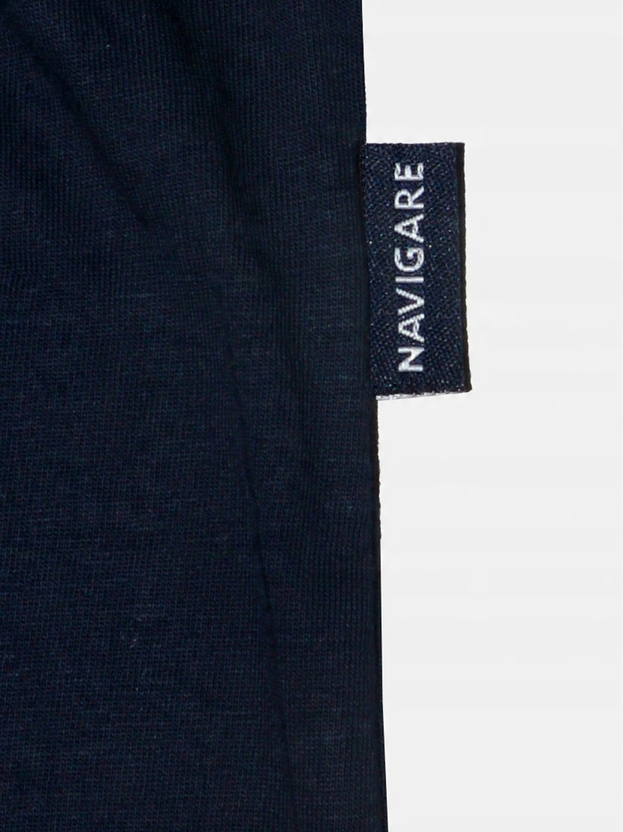 Piżama Męska na Krótki Rękaw Art. 141820 Granatowa Navigare