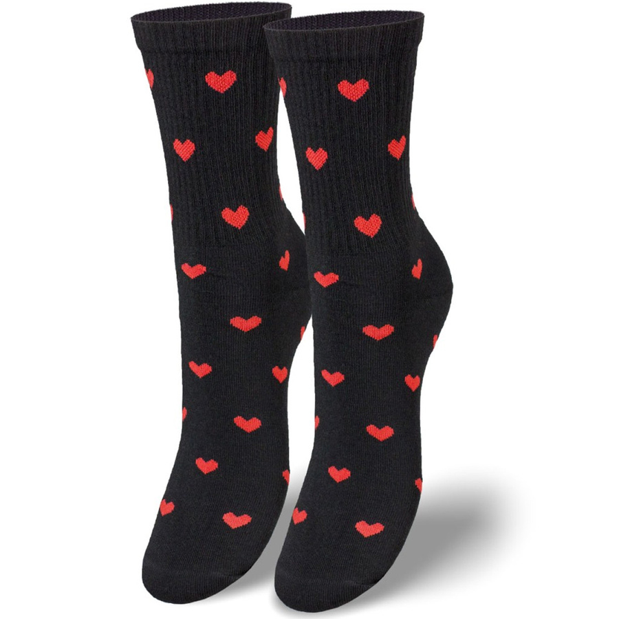 Skarpetki Damskie w Serca