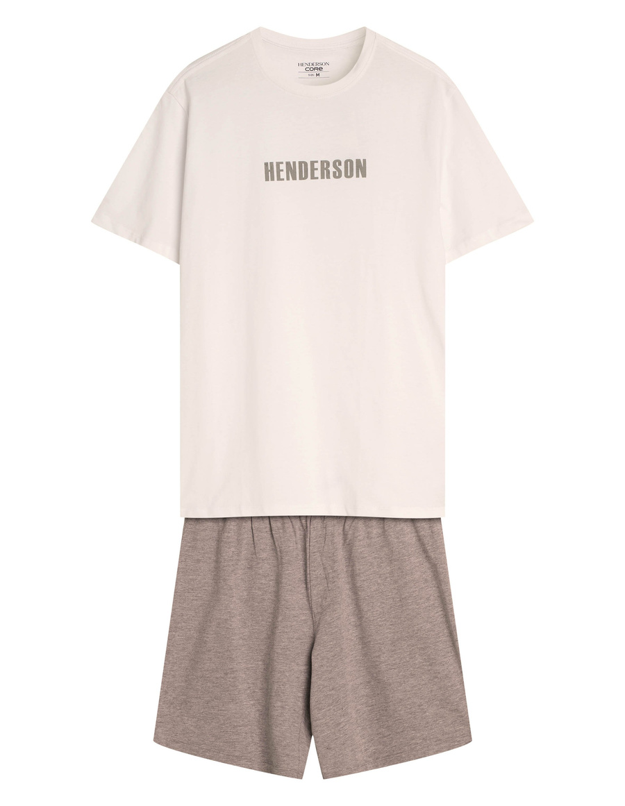 Damska piżama bawełniana 43176 biała