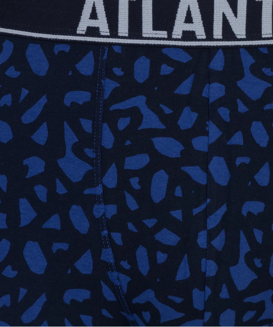 Granatowe bokserki męskie obcisłe 95% bawełna Atlantic – komfort na co dzień