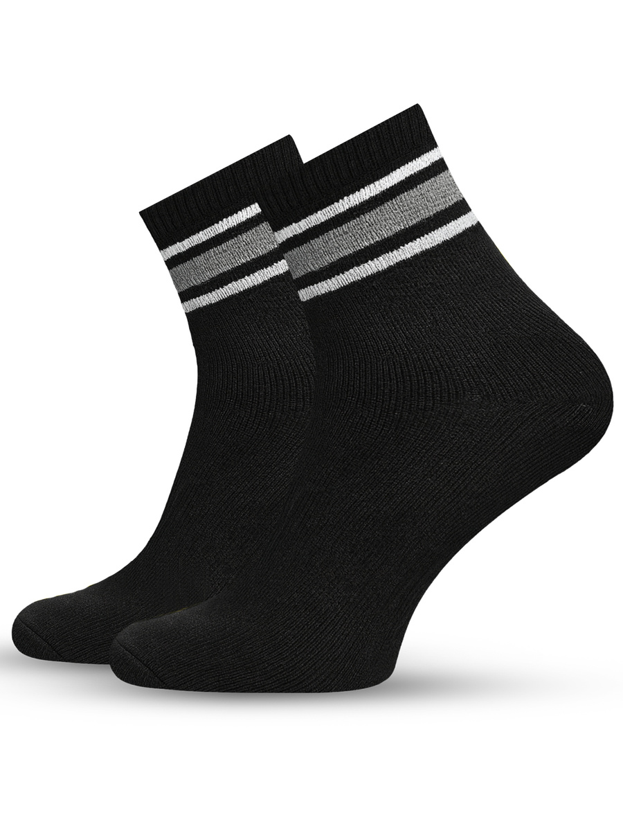 Skarpety Męskie Bawełniane Sportowe z Paskami 10 Pack