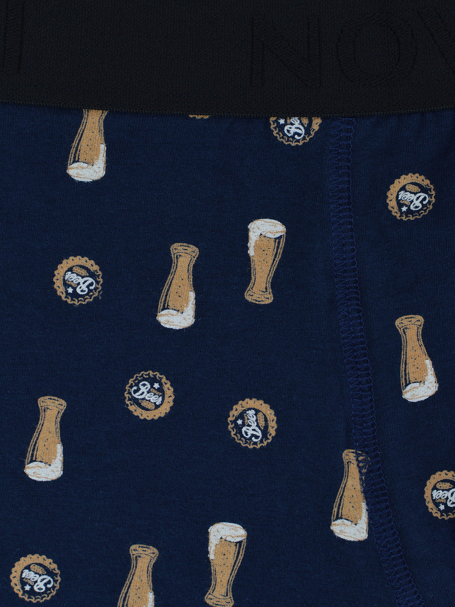 Bokserki męskie piwa granat