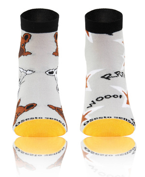 Buldog kolorowe modne skarpety unisex 90% bawełna Finest Sesto Senso – komfort na co dzień