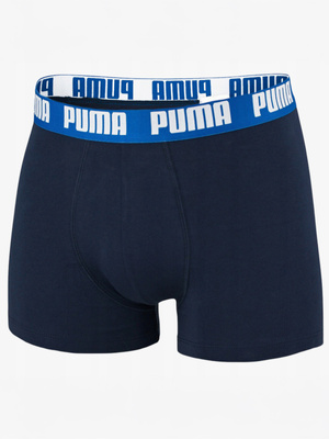 Bokserki Męskie 2 Pack Puma Comfort Stretch Niebieskie/Granatowe