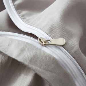 POŚCIEL SATYNA QUEEN PREMIUM SZARA