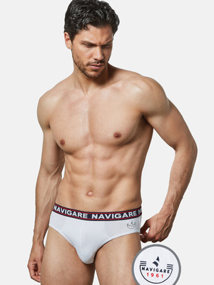 slipy męskie zew. guma jersey 95% baw. 5% ela. 324-BIA-4/M