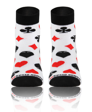 Skarpetki Wzorowane Finest Cotton Krótka