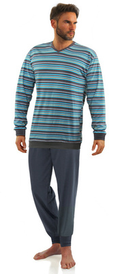 Piżama męska bawełniana długa