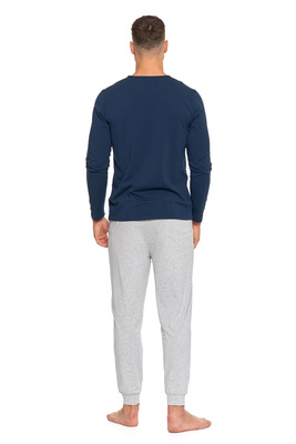 Piżama męska bawełniana z długim rękawem