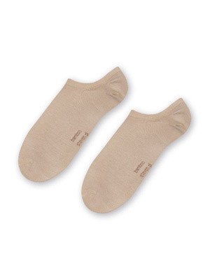 Białe Stopki Bambusowe Damskie Bezszwowe