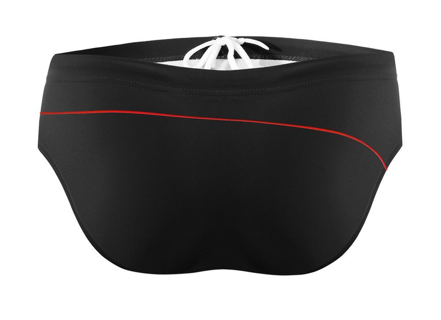 Czarne szybkoschnące slipy kąpielowe męskie BD413 Sesto Senso – komfort na basen i plażę