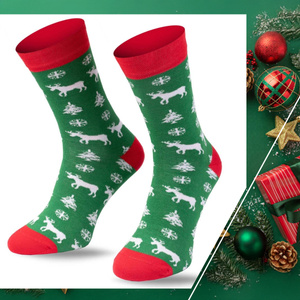 Skarpety świąteczne męskie kolorowe ELTOM na prezent