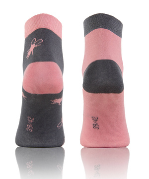 Pająk kolorowe krótkie skarpety unisex 90% bawełna Finest Sesto Senso – komfort na co dzień