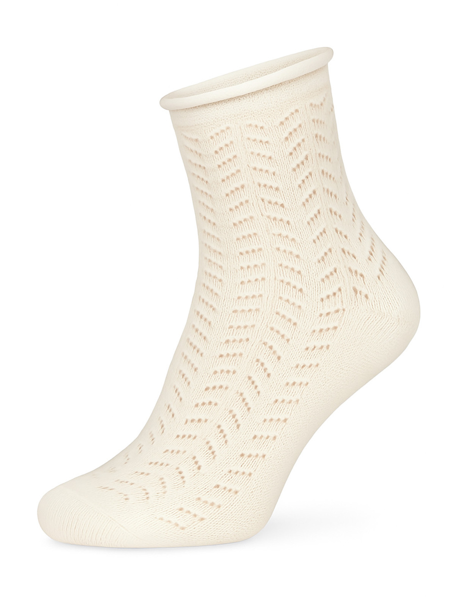 Skarpetki damskie ażurowe bezuciskowe 989