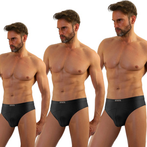 Nieuciskające wygodne slipy męskie 3-pak 95% bawełna SM02 Sesto Senso – komfort i styl