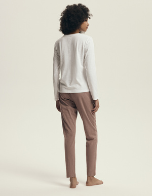 Damska piżama 43701 dark red