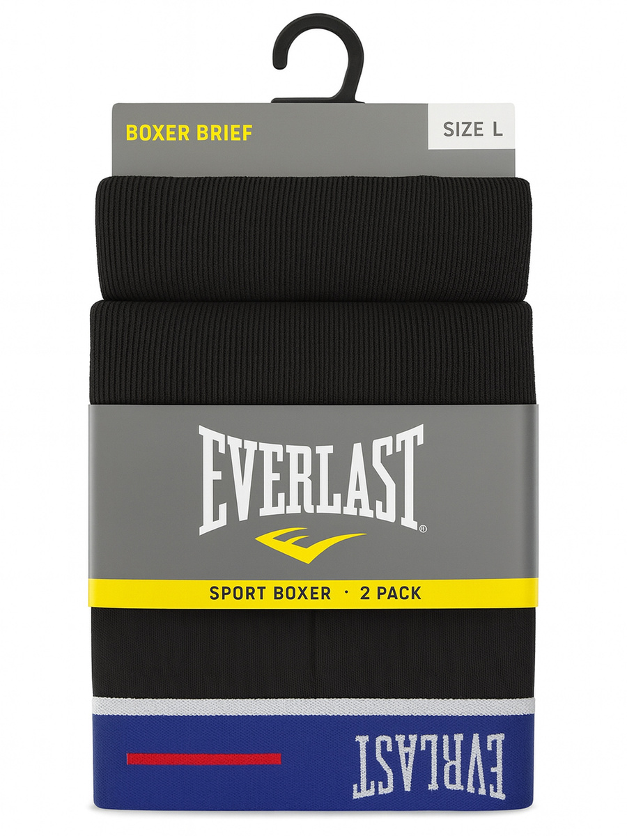 Bokserki Męskie Bawełniane Everlast 2 Pack