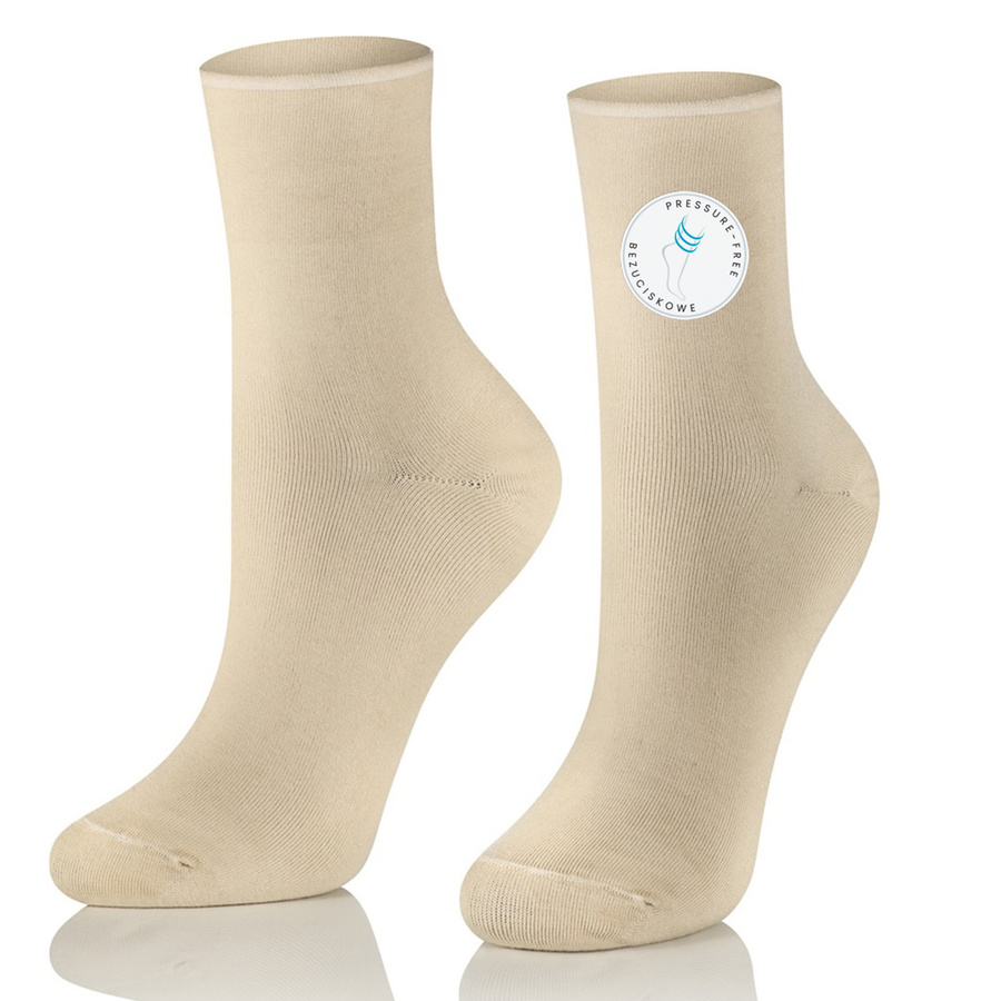 Skarpety bezuciskowe damskie bawełna art. 020 Intenso