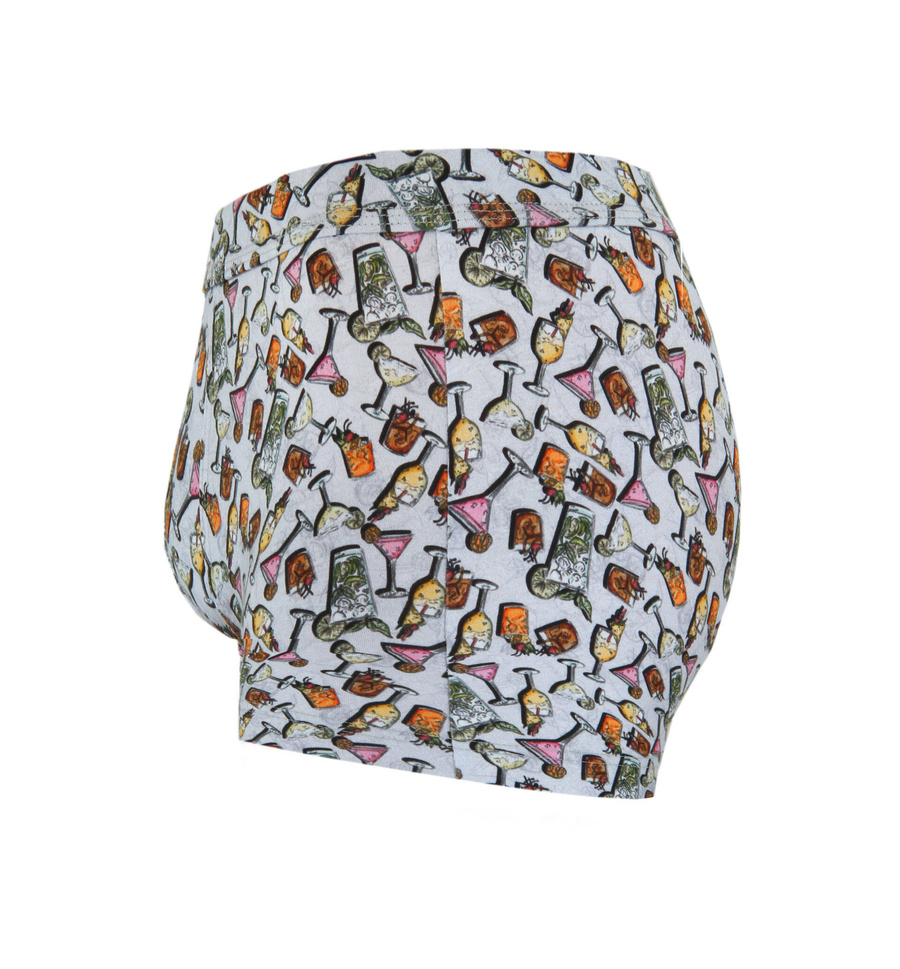 Kolorowe zabawne bokserki męskie 95% bawełna Funny 10 Sesto Senso – komfort i styl