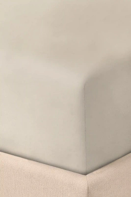 Prześcieradło Jersey Taupe Z Gumką