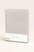 Szare miękkie prześcieradło frotte 160x200 z gumką Spod Igły i Nitki – komfort snu