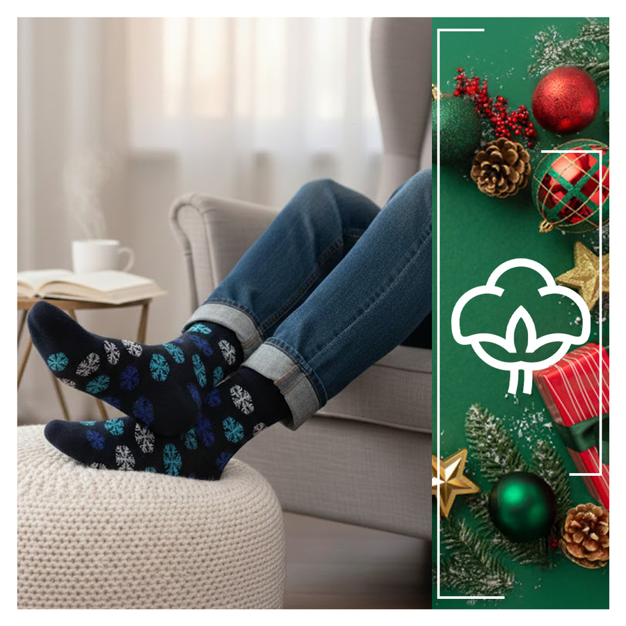 Skarpety Świąteczne na Prezent Zabawne