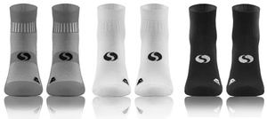 Sportowe oddychające skarpety 3 pary unisex 3/4 AMZ Sesto Senso – komfort w każdą pogodę