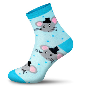 Skarpetki damskie nie do pary Myszki