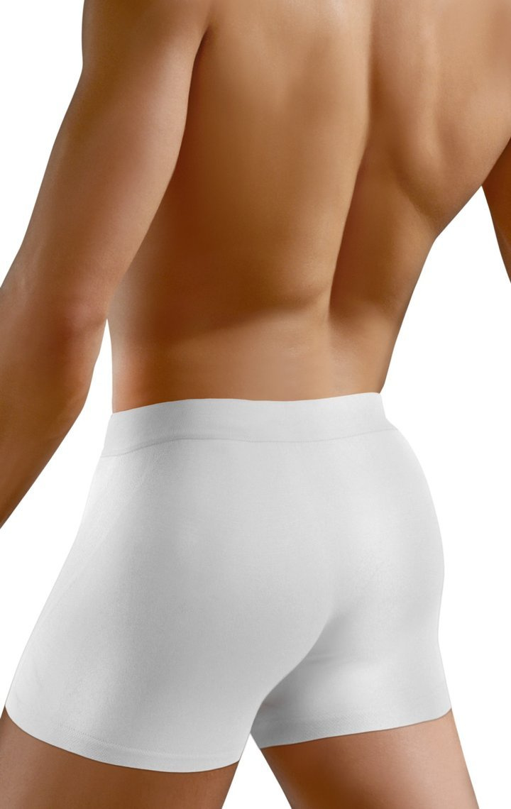 Białe bezszwowe bokserki męskie 3-pak SOLAR Sesto Senso – komfort dla aktywnych
