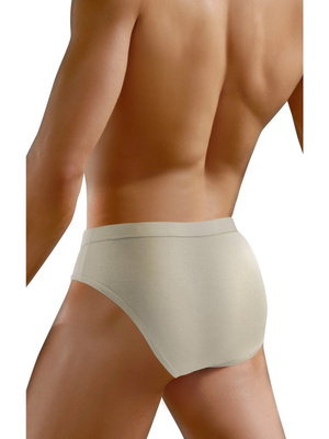 Beżowe miękkie slipy męskie 95% bawełna SM02 Sesto Senso – komfort i styl na co dzień