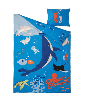 POŚCIEL SATYNOWA WHALE