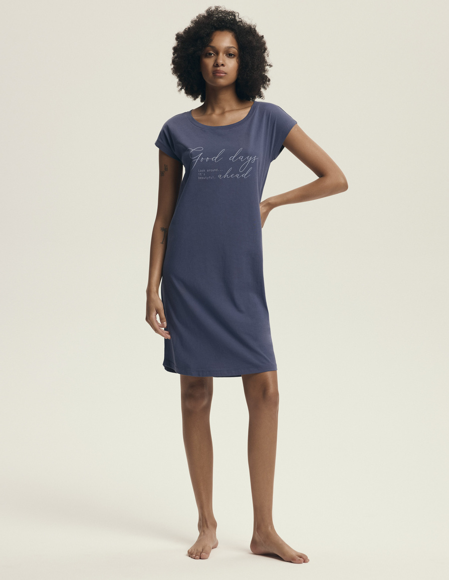 Koszula Nocna 43700 dark blue